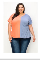 Two tone tunic
